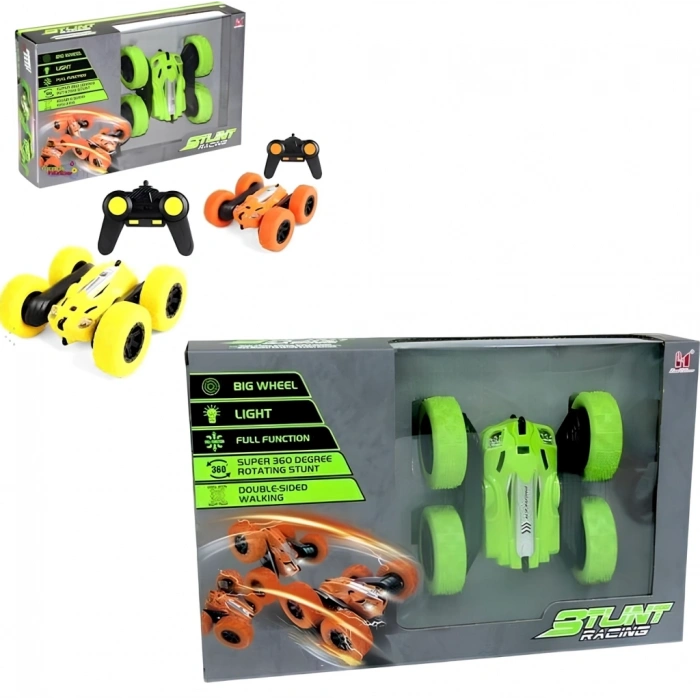 Mey İthalat® Stunt Racing Kumandalı Çılgın Araba C014