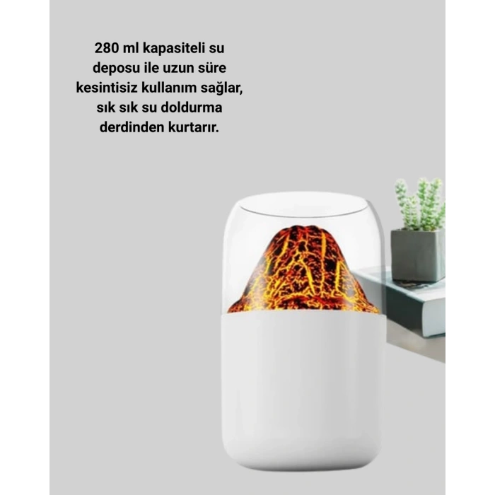 Mey İthalat® Su Hazneli LED Işıklı Aromaterapi Difüzörü