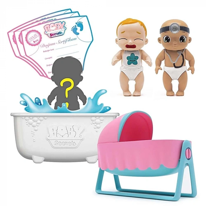 Mey İthalat® Sürpriz Figür ve Bebek Arabası Seti