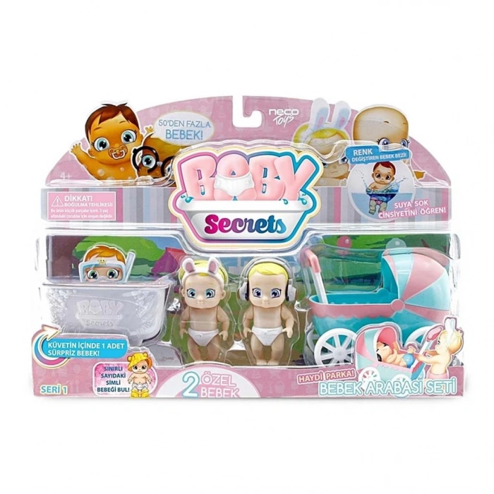 Mey İthalat® Sürpriz Figür ve Bebek Arabası Seti