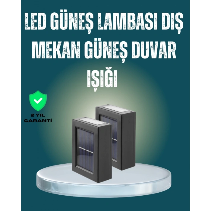 Mey İthalat® Suya Dayanıklı Güneş Enerjili Bahçe Lambası