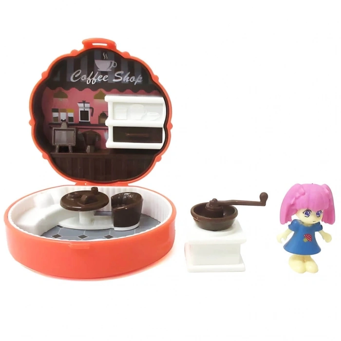 Mey İthalat®  Taşınabilir Dollhouse Figür Sürpriz Paket