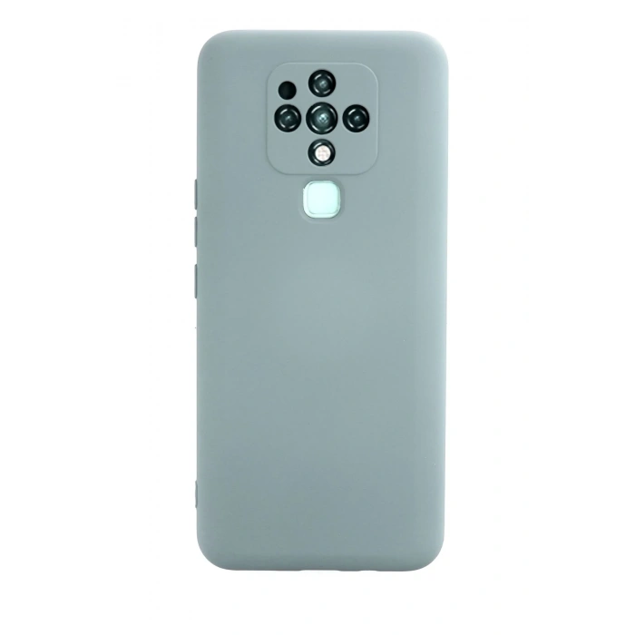 Mey İthalat®  Tecno Camon 16 Kılıf Nano içi Kadife Silikon - Buz Mavisi