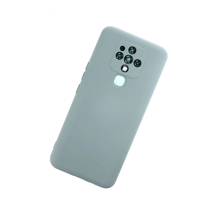 Mey İthalat®  Tecno Camon 16 Kılıf Nano içi Kadife Silikon - Buz Mavisi