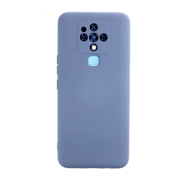Mey İthalat®  Tecno Camon 16 Kılıf Nano içi Kadife Silikon - Gri