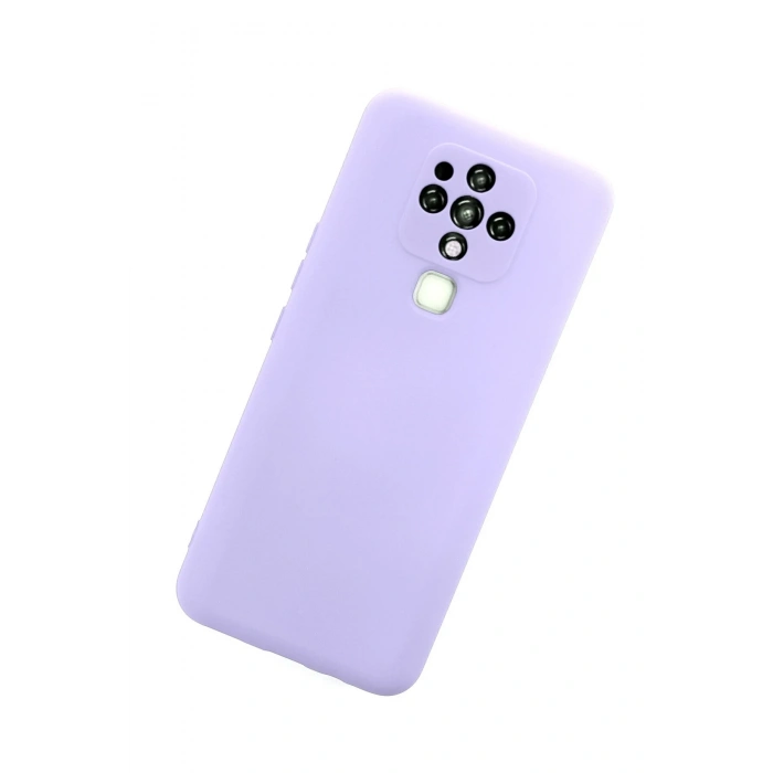 Mey İthalat®  Tecno Camon 16 Kılıf Nano içi Kadife Silikon - Lila