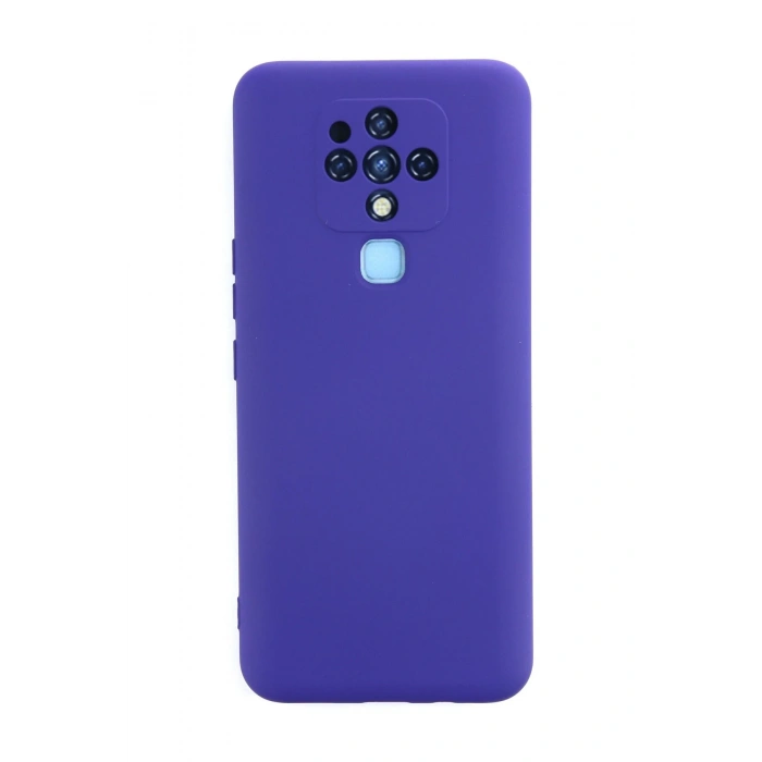 Mey İthalat®  Tecno Camon 16 Kılıf Nano içi Kadife Silikon - Mor