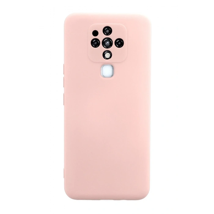 Mey İthalat®  Tecno Camon 16 Kılıf Nano içi Kadife Silikon - Pudra