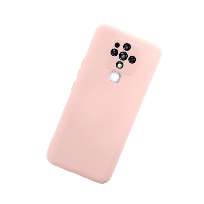 Mey İthalat®  Tecno Camon 16 Kılıf Nano içi Kadife Silikon - Pudra