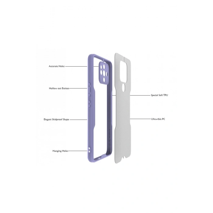 Mey İthalat®  Tecno Camon 16 Kılıf Platin Silikon - Sarı