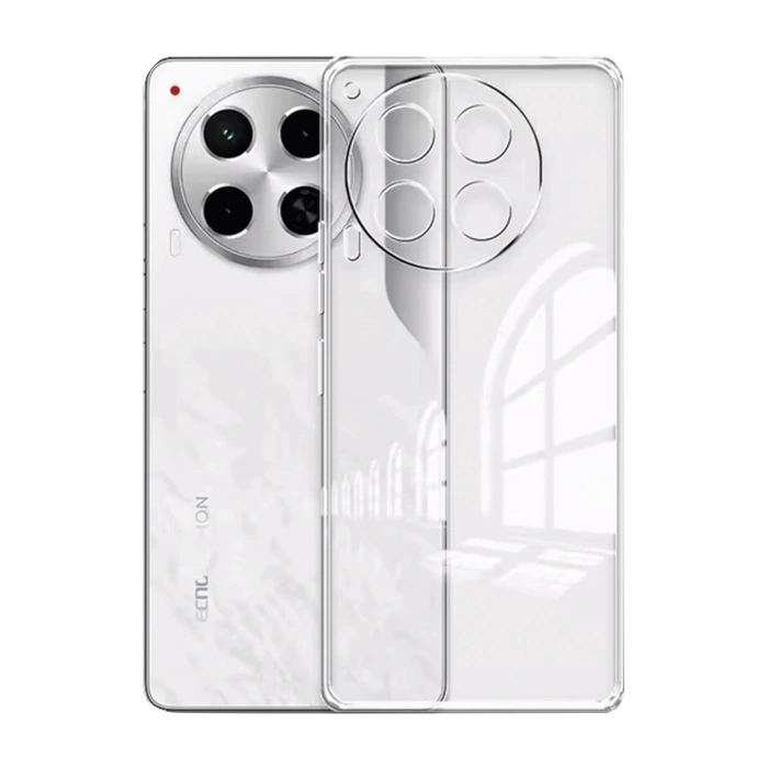 Mey İthalat®  Tecno Camon 30 Kılıf Lüx Şeffaf Silikon