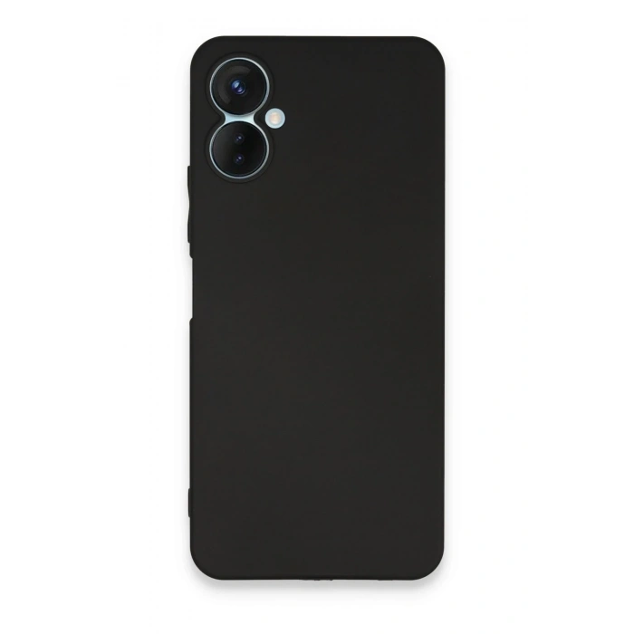 Mey İthalat®  Tecno Spark 9 Pro Kılıf First Silikon - Siyah