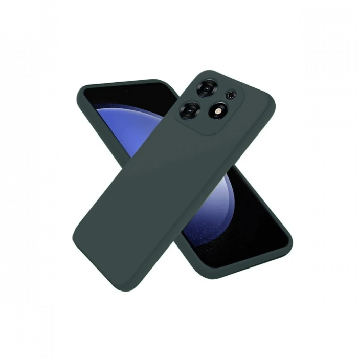 Mey İthalat®  Tecno Spark Go 2024 Kılıf First Silikon - Koyu Yeşil