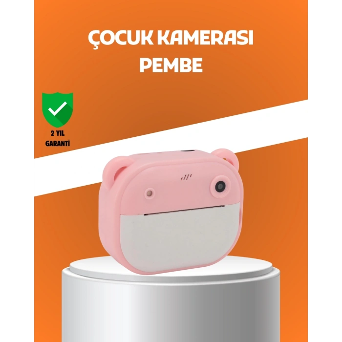 Mey İthalat® Termal Baskılı HD Şipşak Kamera 24MP Çift Lensli 32GB Hafızalı