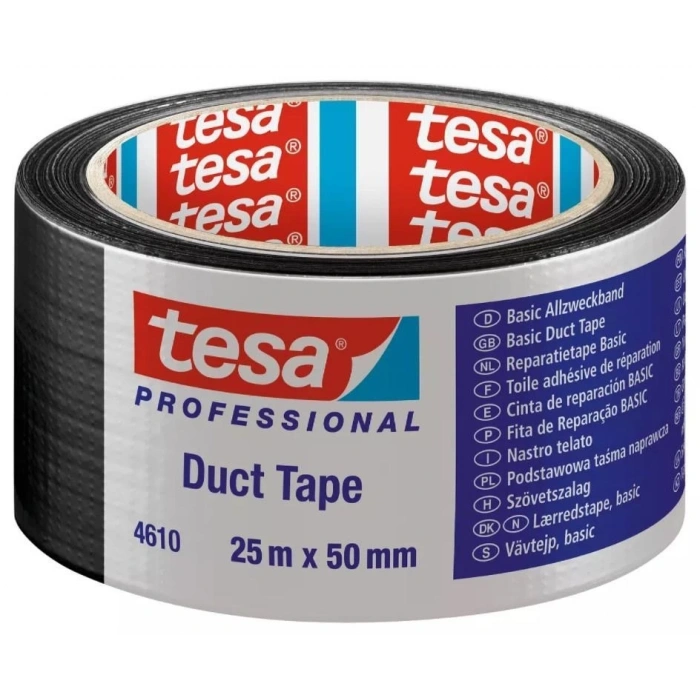 Mey İthalat® Tesa 4610 Duck Bantı Siyah 50 mm 25 Metre