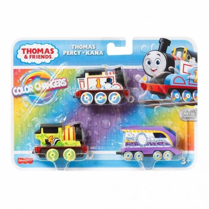 Mey İthalat® Thomas ve Arkadaşları Renk Değiştiren Küçük Trenler 3lü Paket