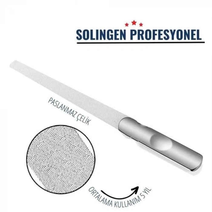 Mey İthalat® Tırnak Törpüsü Paslanmaz Çelik Solingen Profesyonel 718180