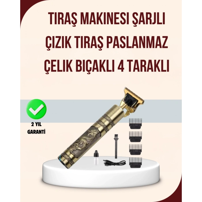 Mey İthalat® Titreşim Motorlu Erkek Saç ve Sakal Düzeltici