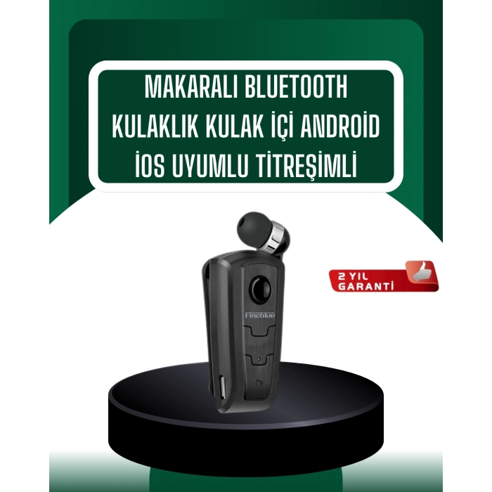 Mey İthalat® Titreşimli Bluetooth Kulaklık Fineblue F910 Uzun Pil Ömrü