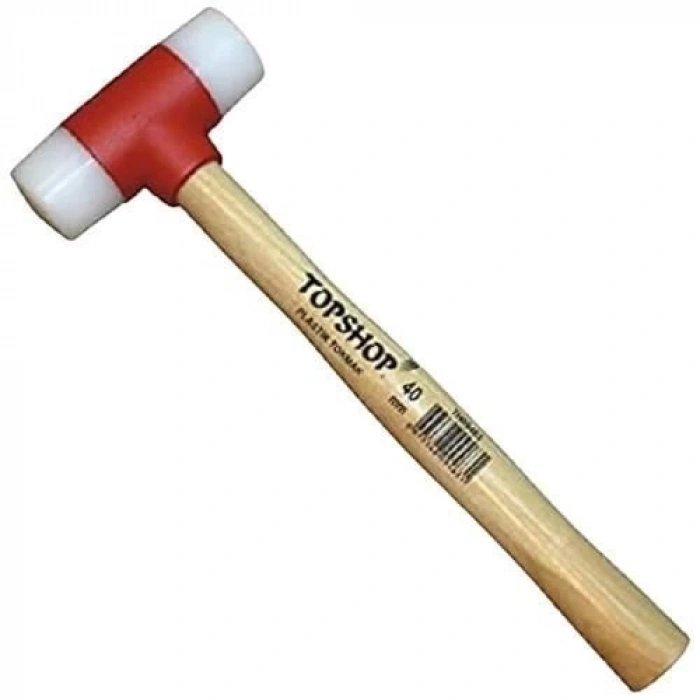 Mey İthalat® Topshop 09465 Ağaç Saplı Plastik Tokmak 50 mm