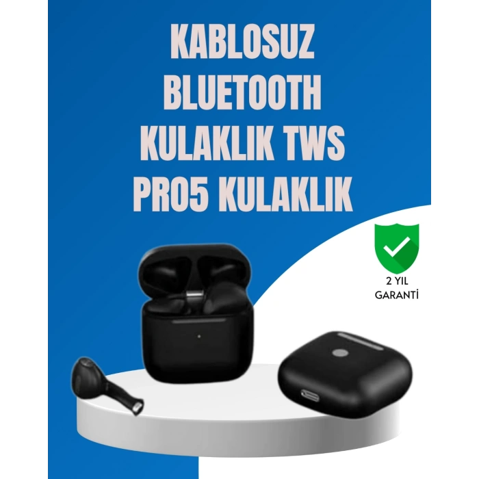 Mey İthalat® TWS Pro 5 – Hem Müzik Dinleme Hem Çağrı İçin İdeal Kulaklık