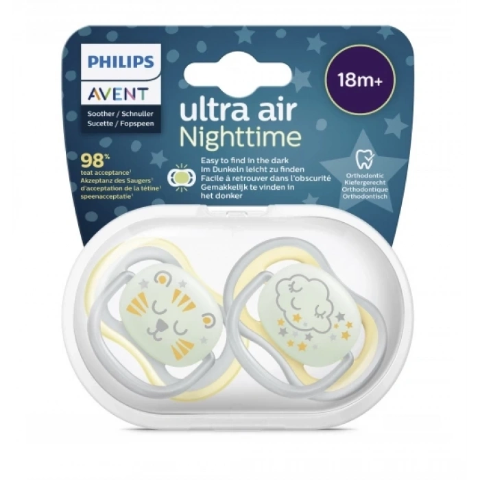 Mey İthalat®   Ultra Air Gece Emziği 18+ Ay
