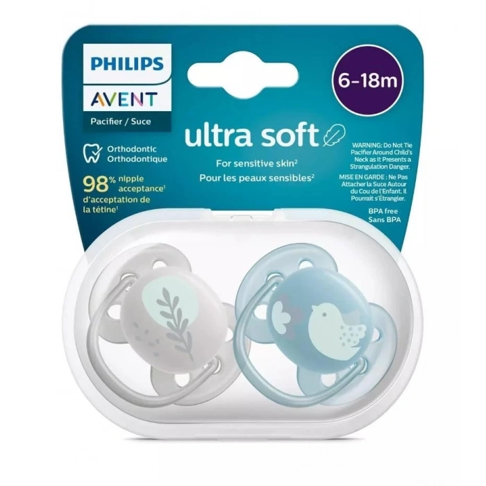 Mey İthalat®   Ultra Yumuşak Emzik 6-18 Ay Erkek
