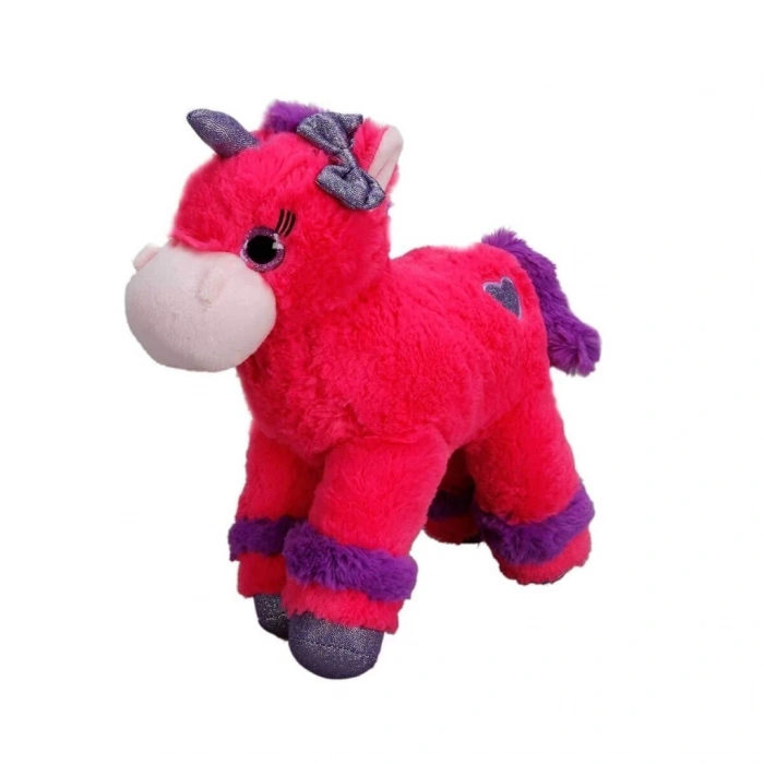 Mey İthalat® Unicorn Renkli Peluş At 28 cm.