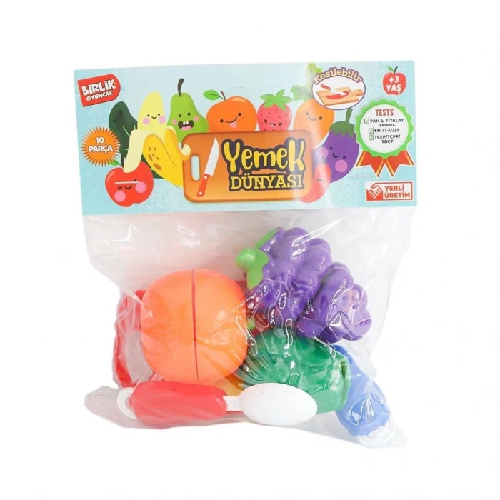 Mey İthalat® URT007-PVC-1AB KESİLEBİLEN SEBZE MEYVE 3 PCS