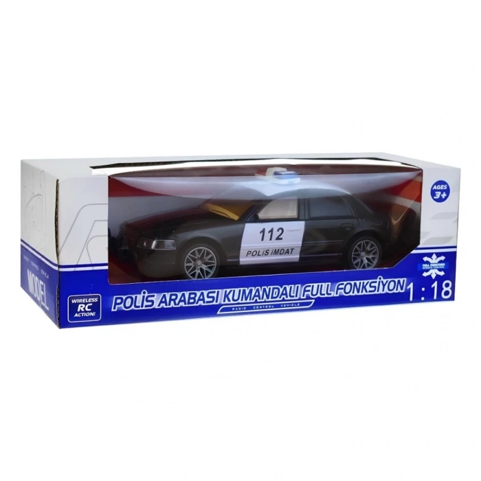 Mey İthalat® Uzaktan Kumandalı Pilli Polis Aracı