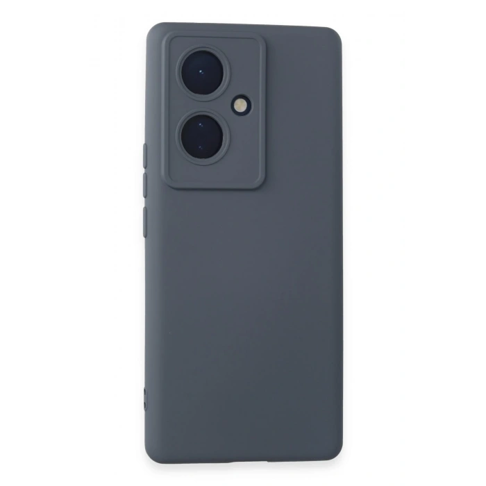 Mey İthalat®  Vivo V29 Lite Kılıf Nano içi Kadife Silikon - Gri