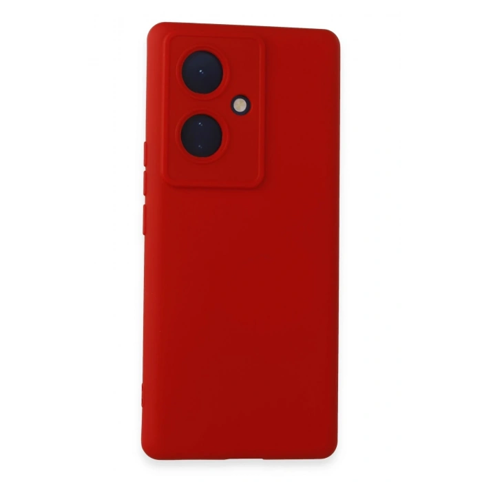 Mey İthalat®  Vivo V29 Lite Kılıf Nano içi Kadife Silikon - Kırmızı
