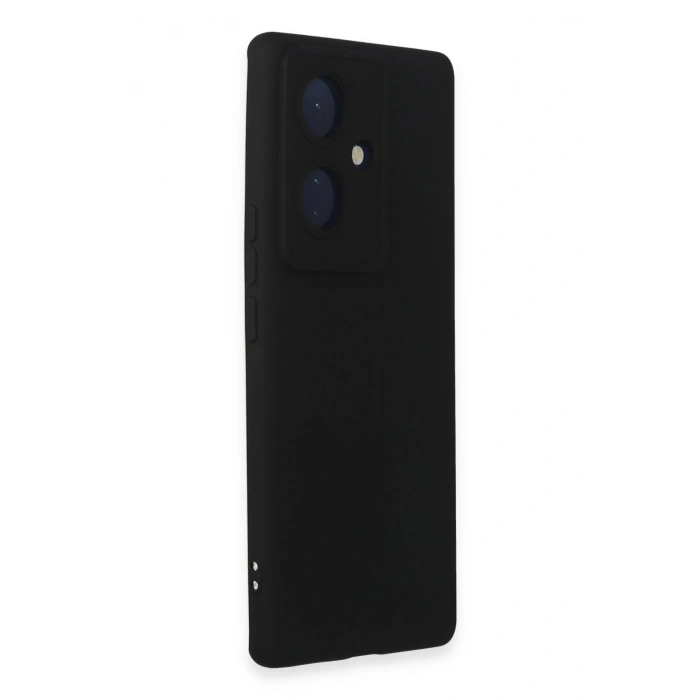 Mey İthalat®  Vivo V29 Lite Kılıf Nano içi Kadife Silikon - Siyah