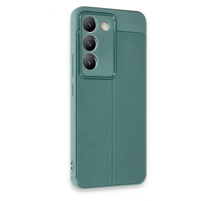 Mey İthalat®  Vivo V30 Lite 4G Kılıf Auto Focus Kapak - Koyu Yeşil