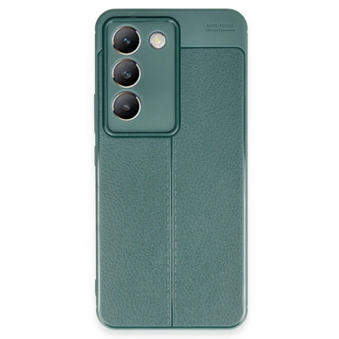 Mey İthalat®  Vivo V30 Lite 4G Kılıf Auto Focus Kapak - Koyu Yeşil