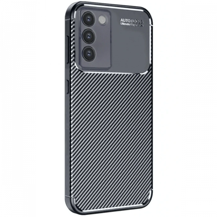 Mey İthalat®  Vivo V30 Lite 4G Kılıf Auto Focus Karbon Kapak - Siyah