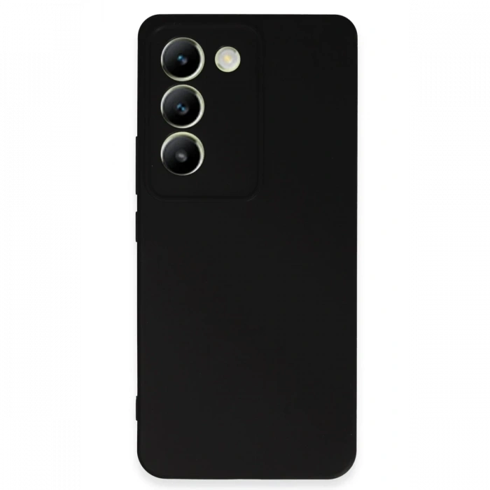 Mey İthalat®  Vivo V30 Lite 4G Kılıf First Silikon - Siyah