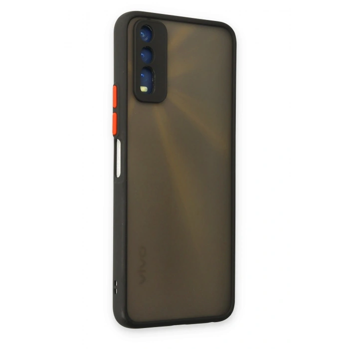 Mey İthalat®  Vivo Y11S Kılıf Montreal Silikon Kapak - Siyah