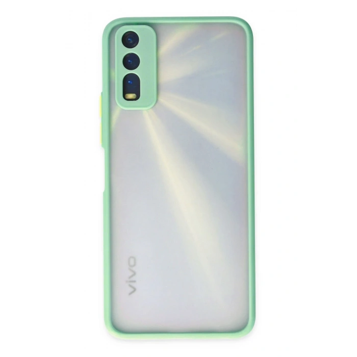 Mey İthalat®  Vivo Y11S Kılıf Montreal Silikon Kapak - Turkuaz