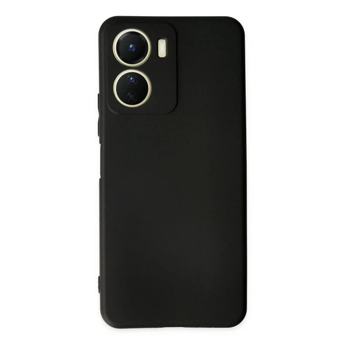 Mey İthalat®  Vivo Y16 Kılıf First Silikon - Siyah