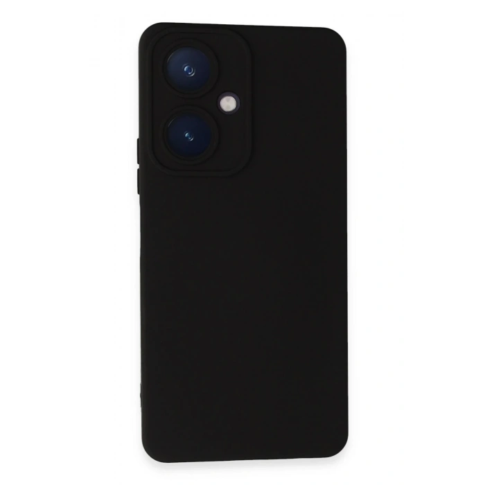 Mey İthalat®  Vivo Y27 Kılıf Nano içi Kadife Silikon - Siyah