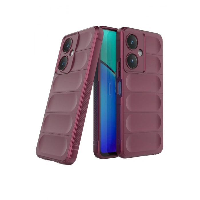 Mey İthalat®  Vivo Y27 Kılıf Optimum Silikon - Bordo