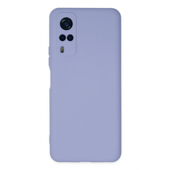 Mey İthalat®  Vivo Y53S Kılıf Nano içi Kadife Silikon - Lila