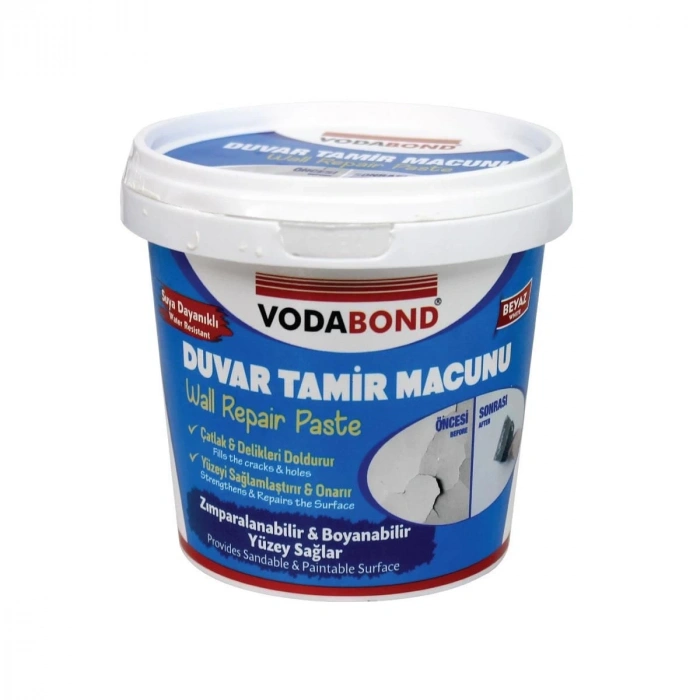 Mey İthalat® Vodabond Duvar Tamir Macunu 500 gr Beyaz
