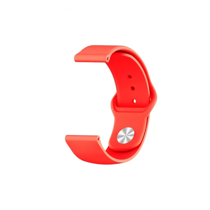 Mey İthalat®  Watch 20mm Klasik Kordon - Kırmızı
