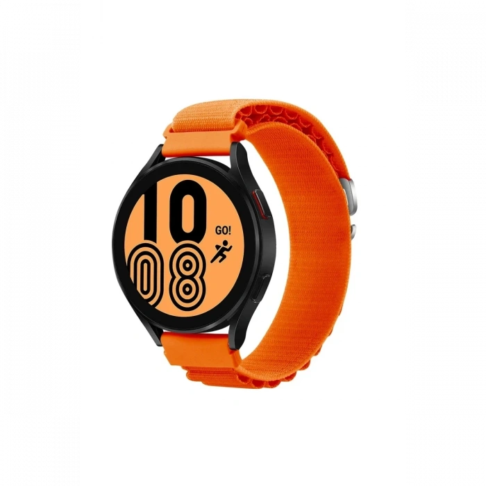 Mey İthalat®  Watch 20mm KR410 Kumaş Kordon - Turuncu