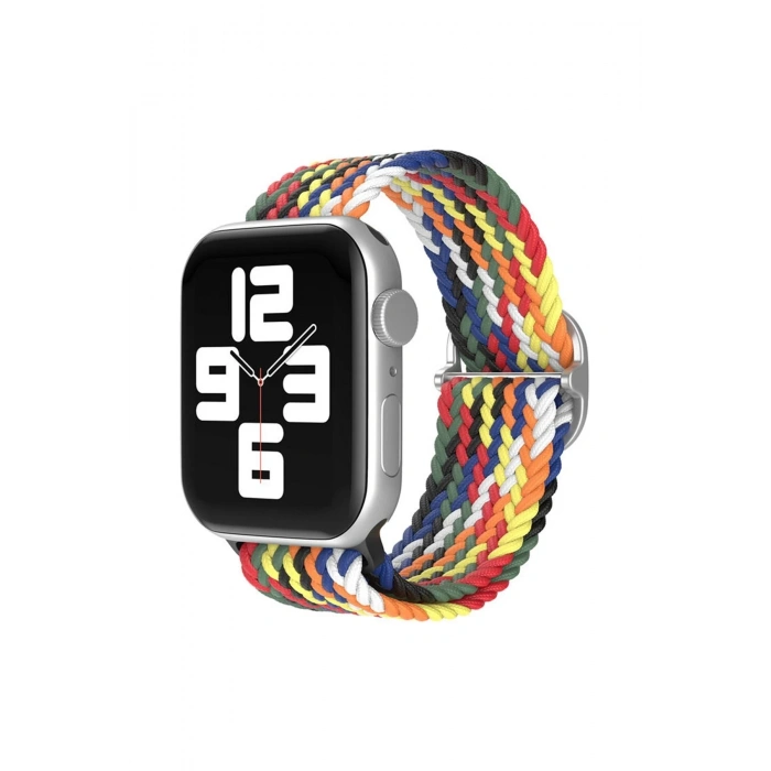 Mey İthalat®  Watch 20mm Star Kordon - Gökkuşağı 1