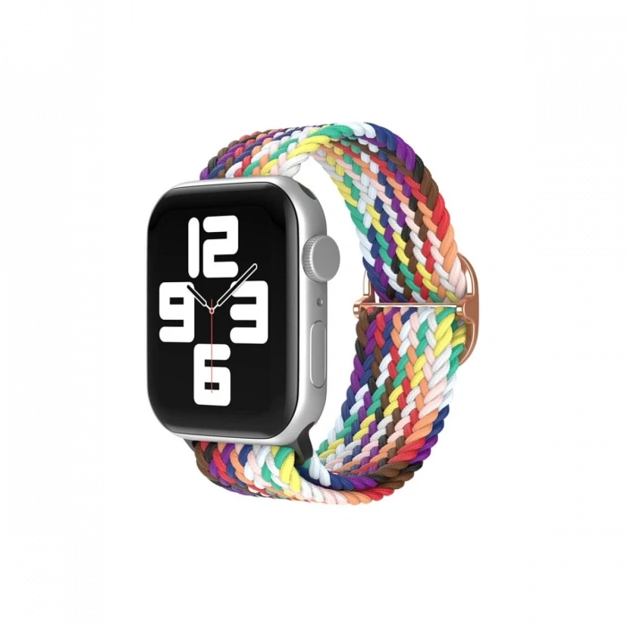 Mey İthalat®  Watch 20mm Star Kordon - Gökkuşağı 2