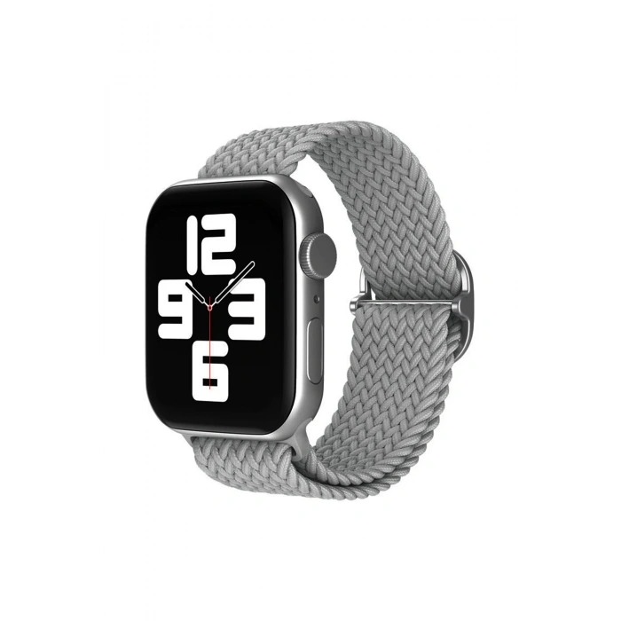 Mey İthalat®  Watch 20mm Star Kordon - Gri