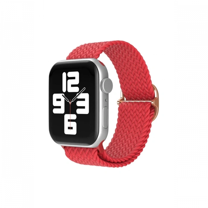 Mey İthalat®  Watch 20mm Star Kordon - Kırmızı